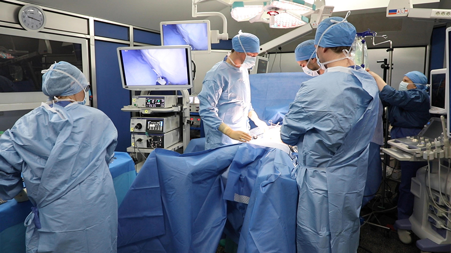 Surgical team in OR
